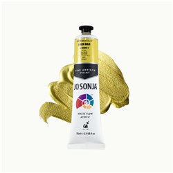 JS Premium Metallic Green Gold 75ml with swatch